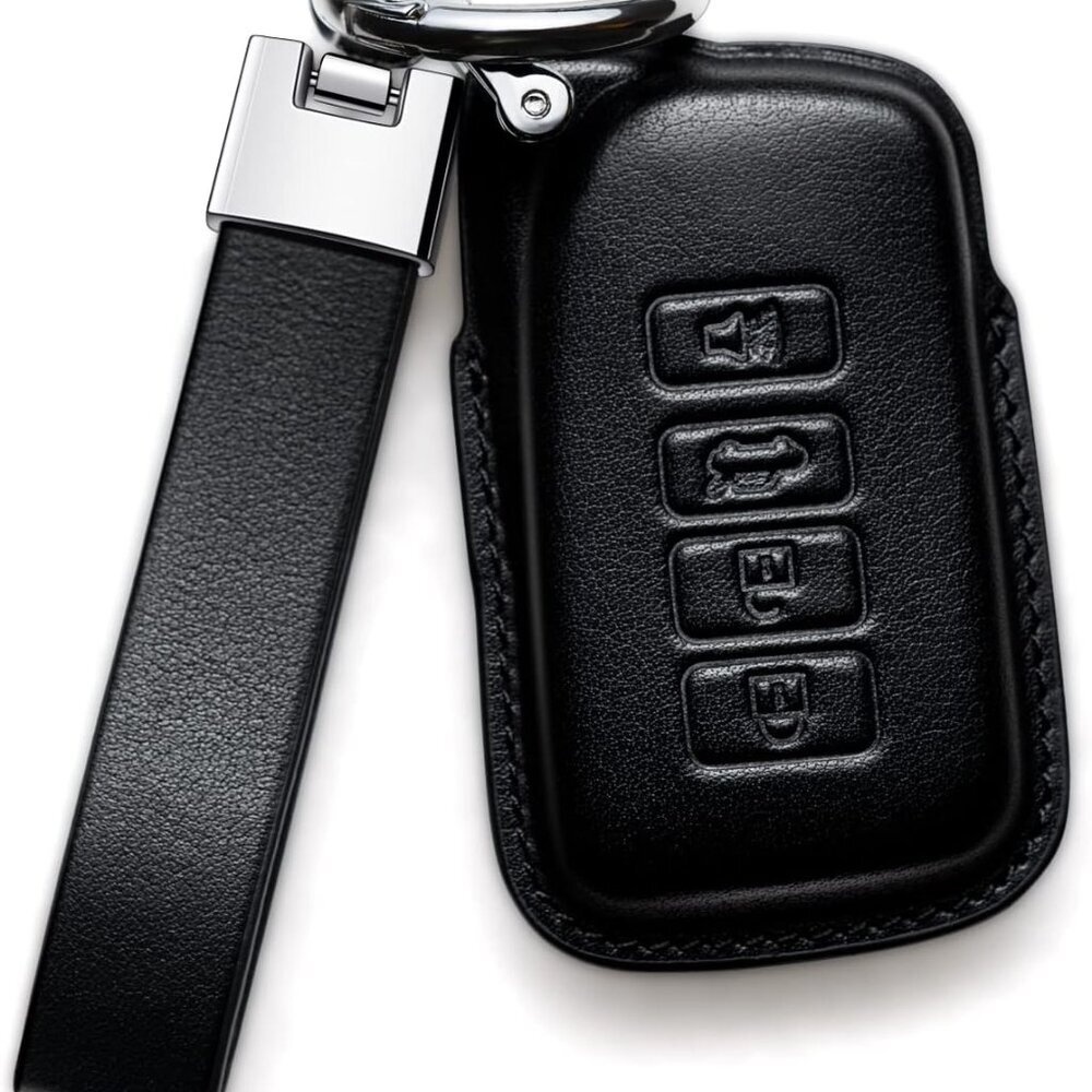 for Lexus Key fob Cover Leather Lanyard Keychain Protector Holder Car Key case A